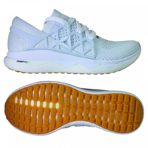 Chaussures De Running Reebok Floatride Run Ultraknit - Blanc / Gris Souris / Noir / Marron Clair - 41