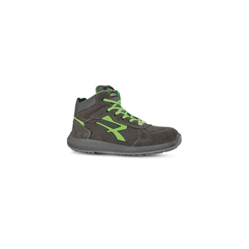 Chaussures De Scurit Hautes Aries S3 Src Esd - Gris - Vert - Red Up Ru10134 - U-Power - 43