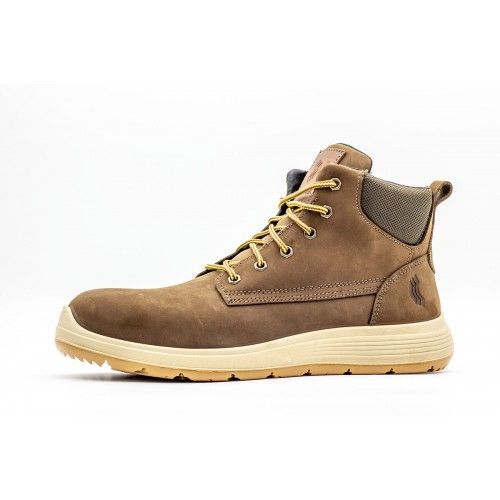 Chaussures De Scurit Hautes Fuze S3 Ci Hi - En Cuir Nubuck Marron - Taille 39 Uniwork