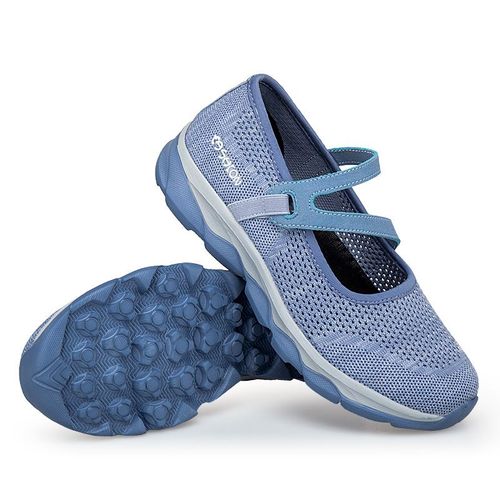 Chaussures Dcontractes En Maille Respirante Pour Femmes,Chaussures De Marche Lgres Et Confortables,Chaussures Plates  Enfiler,Chaussures Colonne Vertbrale,Non Ald,Automne,2022 - 37
