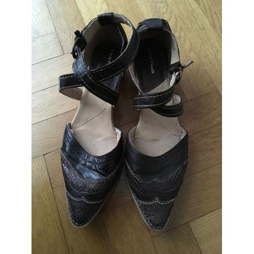 Chaussures Dcouvertes Casting Marron Taille 39