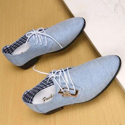 Chaussures Derby En Toile Pour Homme,Mocassins Dcontracts Et Formels - 40