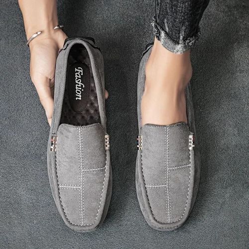 Chaussures En Cuir  Enfiler Pour Hommes,Chaussures Dcontractes Pour Hommes,Chaussures De Conduite Rouges Confortables,Mocassins Non Alds,2024 - 39
