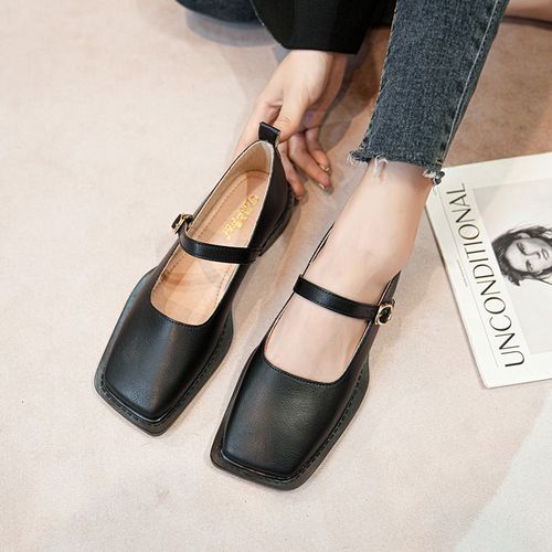 Chaussures En Cuir Dcontractes Pour Femmes,Mocassins Plats  La Mode,Style Britannique,Pour Bureau Et Banquet,Printemps Et Automne - 41