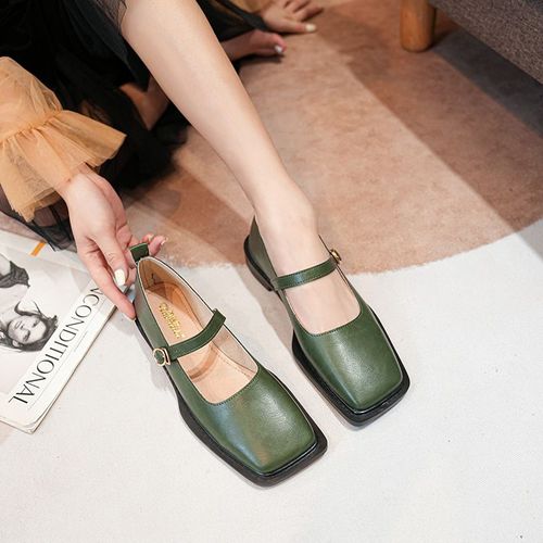 Chaussures En Cuir Dcontractes Pour Femmes,Mocassins Plats  La Mode,Style Britannique,Pour Bureau Et Banquet,Printemps Et Automne - 39