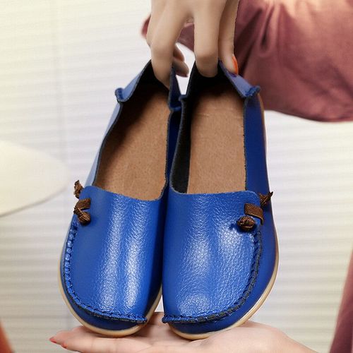Chaussures En Cuir Plates Astronomiques Pour Femmes,Chaussures Spinales Dcontractes Pour Dames,Mocassins Souples,Chaussures D'allaitement Confortables Pour Femmes,t Peu Profond - 34