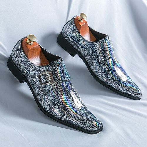 Chaussures En Cuir Verni Rose De Luxe Pour Hommes,Chaussures Pointues Pour Hommes,Chaussures De Designer De Haute Qualit,Robe De Soire De Mariage,Chaud - 45