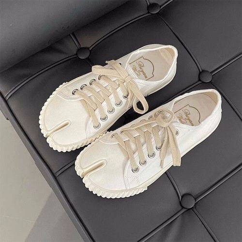 Chaussures En Toile Dcontractes Pour Femmes,Chaussures Mary Janes,Chaussures Tabi,Mocassins Sabot De Over,Appartements Parker Fendus, - 37