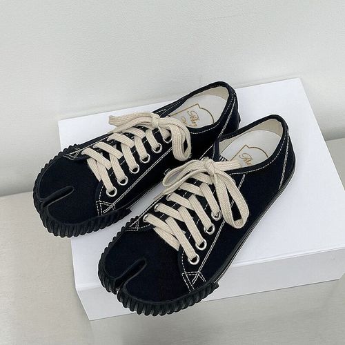 Chaussures En Toile Dcontractes Pour Femmes,Chaussures Mary Janes,Chaussures Tabi,Mocassins Sabot De Over,Appartements Parker Fendus, - 36