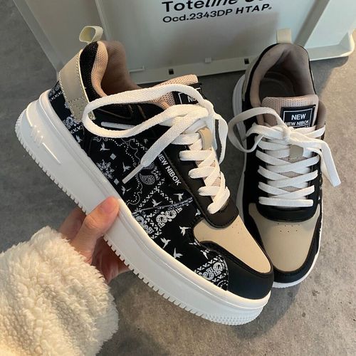 Chaussures En Toile Respirantes Pour Femmes,Baskets De Sport,De Marche,De Course  Pied,Plate-Forme,Kawaii,Dcontract, La Mode,Printemps - 39