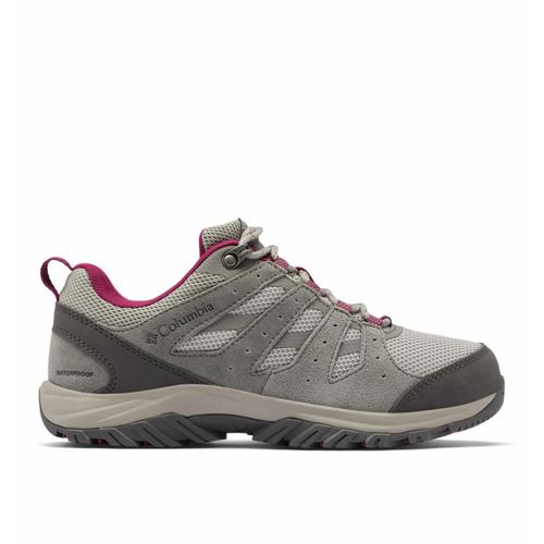 Chaussures Femme Columbia Redmond Iii Waterproof - Gris Fonc / Rouge - 40 1/2