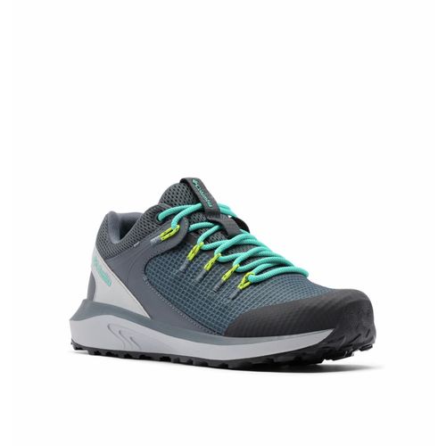 Chaussures Femme Columbia Trailstorm Waterproof - Gris / Bleu Turquoise - 36