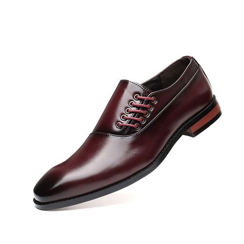 Chaussures Habilles En Cuir Pour Hommes,Souliers De Mariage De Style Britannique,Oxfords