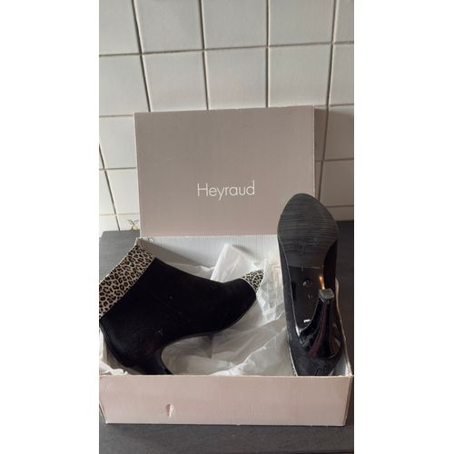 Chaussures Heyraut (Bottines En Cuir Et Daim) - 41