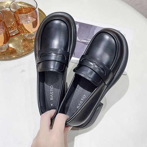 Chaussures Mary Janes Pour Femmes,Mocassins Dcontracts,Chaussures En Microcarence De Style Collge tudiant,Chaussures Plates,Escarpins  Plateforme Confortables,2021 - 39