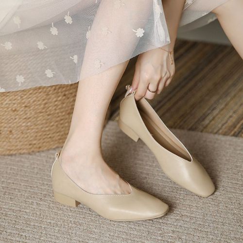 Chaussures Multicolores En Cuir Vritable Pour Femmes,Mocassins Polyvalents,Chaussures  Talons Bas,Parker Rond,Plat,Astronomique,Coupe Peu Profonde,Chaussure Simple Dcontracte,2023 - 34