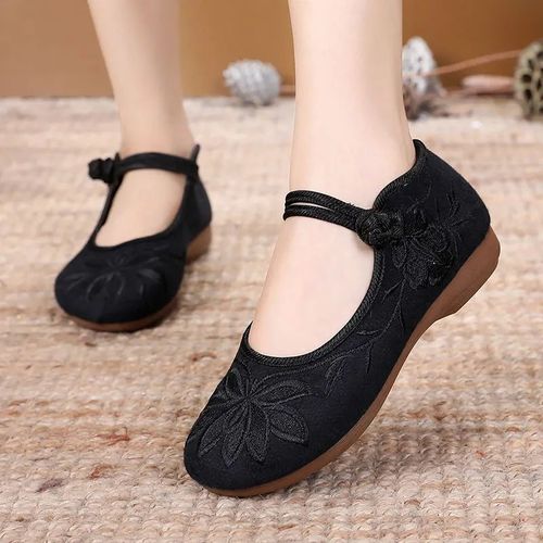 Chaussures Plates  Bout Rond Pour Femmes,Mocassins Classiques,Lgres Et Confortables, La Mode Et Rtro,Pour Printemps Et t,B604 - 36