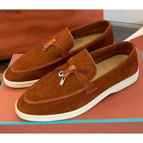 Chaussures Plates  Glands Pour Femmes,Chaussures Dcontractes En Daim Nude Multicolore,Chaussures De Marche Formelles,t,Haute Qualit,2024 - 43