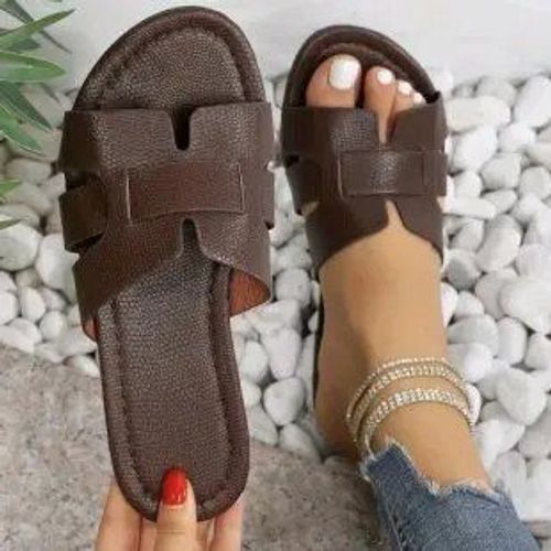 Chaussures Plates  Imprim Lopard Pour Femmes',Pantoufles D't Dcontractes Pour Femmes,Chaussures De Marche En Plein Air,En Vente,'2023 - 38