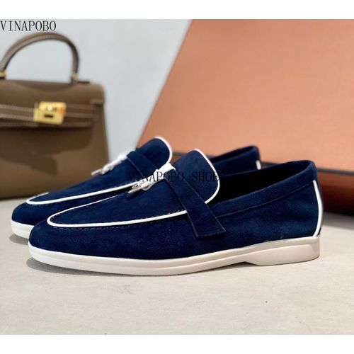 Chaussures Plates  Pampilles En Daim Pour Femmes Et Enfants,Chaussures De Marche Formelles,Chaudes Et Confortables,Unisexe,Qualit,t,Marque De Luxe - 39