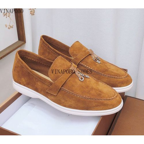 Chaussures Plates  Pampilles En Daim Pour Femmes Et Enfants,Chaussures De Marche Formelles,Chaudes Et Confortables,Unisexe,Qualit,t,Marque De Luxe - 36