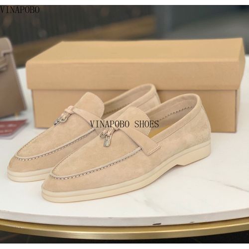 Chaussures Plates  Pampilles En Daim Pour Femmes Et Enfants,Chaussures De Marche Formelles,Chaudes Et Confortables,Unisexe,Qualit,t,Marque De Luxe - 40