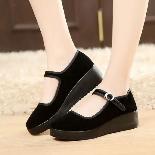 Chaussures Plates Aviation Lgres Pour Femmes,Ballerines Rtro Pour Dames,Chaussures Confortables Douces,Mode Grise,Noir,E5510 - 37