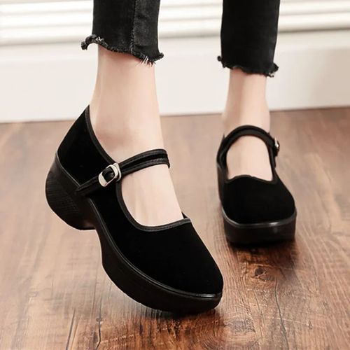 Chaussures Plates Aviation Lgres Pour Femmes,Ballerines Rtro Pour Dames,Chaussures Confortables Douces,Mode Grise,Noir,E5510 - 36