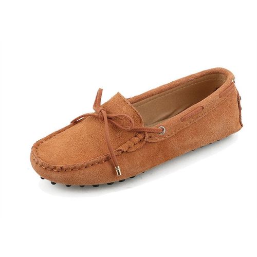 Chaussures Plates En Cuir Vritable Pour Femmes,Mocassins Dcontracts,Chaussures De Conduite Pour Dames,Qualit Suprieure,Printemps,t,2024 - 37