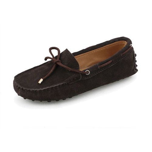 Chaussures Plates En Cuir Vritable Pour Femmes,Mocassins Dcontracts,Chaussures De Conduite Pour Dames,Qualit Suprieure,Printemps,t,2024 - 36