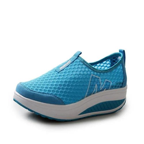 Chaussures Plates En Maille Respirante Pour Femme,Baskets  Plateforme,Mocassins,2023 - 35