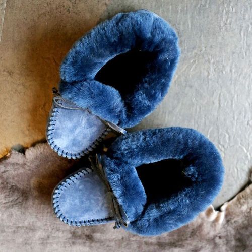 Chaussures Plates Impermables En Cuir Group Pour Femme,Confortables,Chaudes,En Fourrure Naturelle, La Mode - 38