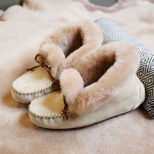 Chaussures Plates Impermables En Cuir Group Pour Femme,Confortables,Chaudes,En Fourrure Naturelle, La Mode - 39