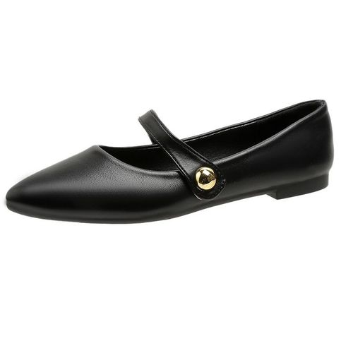Chaussures Plates Parker Pointues Avec Velours Pour Femmes,Chaussures Simples,Mocassins Confortables,Chaussures  Essence Mary En Cuir,Finition 256 - 36