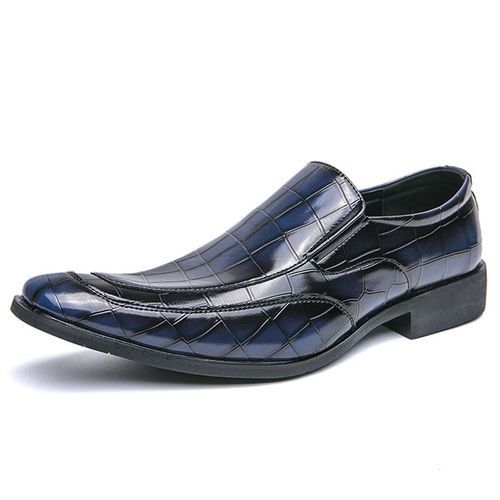 Chaussures Provoqu Carres Parker Pour Hommes,Mocassins De Fte  Enfiler,Chaussure Sociale Formelle,Chaussures De Mariage Pour Hommes,Mode - 37