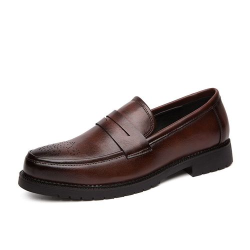 Chaussures Provoqu En Cuir De Style Brogue Rtro Pour Hommes,Chaussures De Soire Formelles,Chaussures De Mariage,Appartements En Cuir Pour Hommes,Oxfords  Enfiler,Mocassins  La Mode,46
