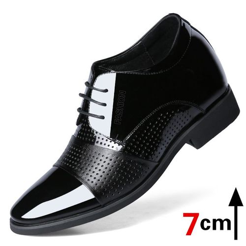 Chaussures Provoqu En Cuir Verni Pour Hommes,Chaussures Derby Pour Hommes,Chaussures Formelles De Bureau,Chaussures Provoqu Creuses D't Et D'hiver,Chaussures Plates Pour Hommes,Recommand Pour - 42
