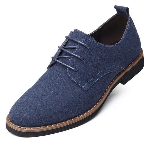 Chaussures Provoqu En Daim Oxford Pour Hommes,Baskets En Cuir Confortables,Chaussures Plates,Grande Taille,Mode - 42