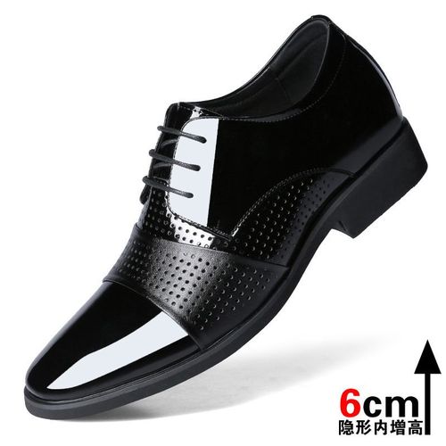 Chaussures Rehaussantes En Cuir Vritable Pour Hommes,Baskets D'affaires,Mocassins Plus Grands,8cm,6cm - 36