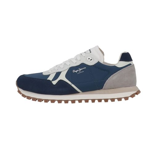 Chaussures Running Mode Pepe Jeans Brit-On Master M Bleu Moyen 44
