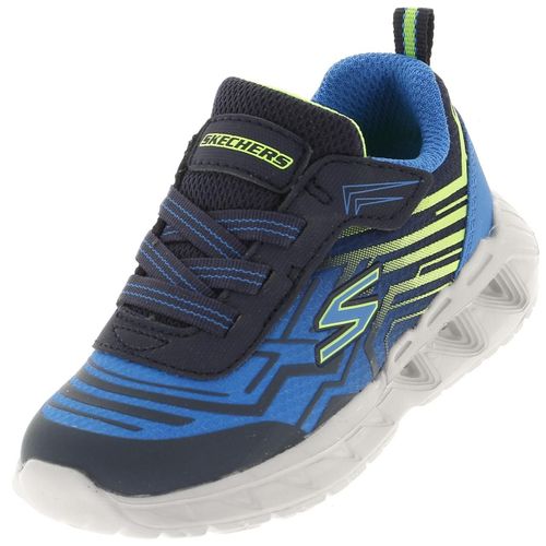 Chaussures Scratch Skechers Lumiere Bleu Nvjne Lights Bleu 83208 - 25