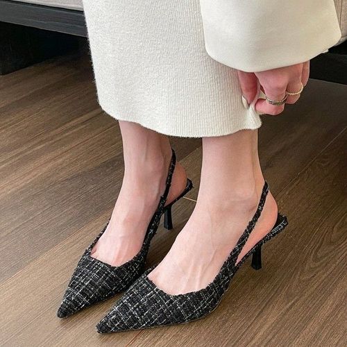 Chaussures Simples  Talons Hauts Pour Femmes,Une Petite Foule,Talons Fins Pointus,Bouche Peu Profonde,Sexy,Printemps,Automne,2023 - 40