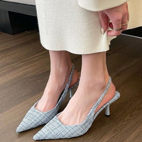 Chaussures Simples  Talons Hauts Pour Femmes,Une Petite Foule,Talons Fins Pointus,Bouche Peu Profonde,Sexy,Printemps,Automne,2023 - 35