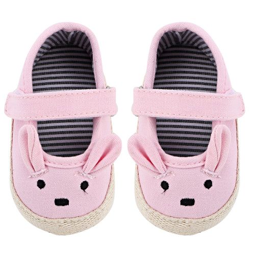 Chaussures Souples En Toile Pour Bebe Fille, En Forme D'animal, Respirantes, Pour La Marche (Rose, Taille 42)