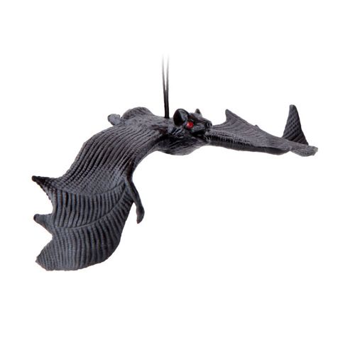 Chauve-Souris En Caoutchouc Noir 3d, Simulation D'animaux, Dcoration Murale, Fentre, Maison, Pendentif, Jouets D'halloween