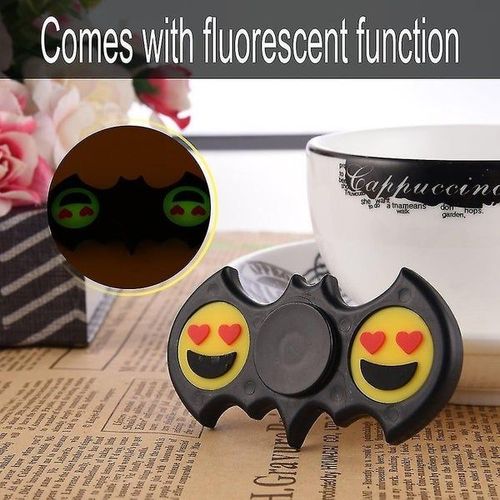Chauve-Souris Rougeoyante Main Spinner Jouet Lumineux Doigt Spinner Pour L'autisme Et Le Tdah Enfant