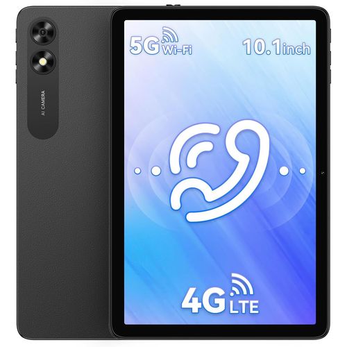 CHECARZHN--NO1-2023 Tablette Android 13, G3 Tablette Tactile 10.1 Pouces, 3+32Gb (tendue  256Gb), 1200 * 800Hd, Wifi+Bt5.0, 6000Mah, Camra 8Mp+8Mp 4G 1Sim+1Sd Otg/Type C/Diffusion L'cran/Tab Pc-Noir