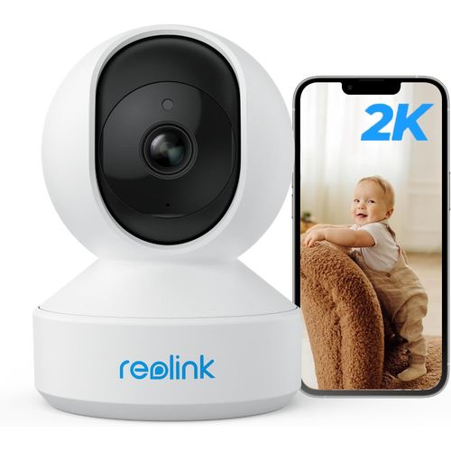 Checarzhn--No1-3mp Camera Surveillance Wifi Interieur 2,4ghz, Pan & Tilt, Gardiennage  360, Dtection De Mouvement, Audio Bidirectionnel, Vision Nocturne  12m, Camra Dme Pour Bb Et Animal, E1