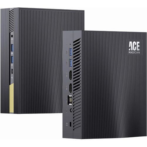 CHECARZHN--NO1-Ad15 Mini Pc, ntel I5-12450H(8C/12T, Jusqu' 4.4 Ghz), Mini Ordinateur Win 11 16Go Ddr4 Ram 512Go M.2 2280 Nvme Ssd, Triple Output 4K Typ-C, Bt5.2, Wifi6, Business Pc