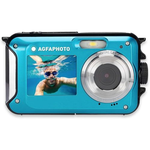 CHECARZHN--NO1-Agfa Photo Realishot Wp8000 - Appareil Photo Numrique tanche, 3M/10, 24 Mp, Vido Full Hd, Double cran Lcd, Zoom Digital 16X, Stabilisateur Numrique, Batterie Lithium